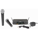 Samson SW277VSHQ7-N12 Concert 277 Dual Channel Handheld Wireless System; Channels N1 and N2