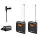 Sennheiser EW 100 G3 Camera Mount Wireless Mic Systems with both XLR Snap-On and Lavalier Transmitters