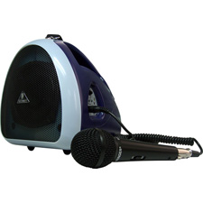 40-Watt Handheld PA System with Rechargeable Battery and Microphone