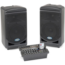 Samson Expedition XP308i Portable PA System w/8-Channel Powered Mixer