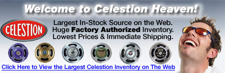 Markertek is Celestion Heaven