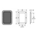Large Recessed Dishes