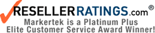 Platinum Plus Elite Customer Excellence Award from Reseller Ratings