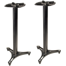 Ultimate Support MS-90 Second Generation Column Studio Monitor Stand with Non-marring Decoupling Pads and Three Internal Channels