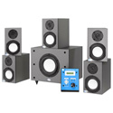 Blue Sky Prodesk 5.1 Active Desktop Monitoring System w/8in 100W Sub