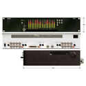 AR-DM2-B Channel Digital Audio Monitor 2RU Mainframe w/Tri-LCD Bar