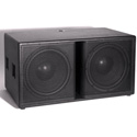 Community S-215S Subwoofer 2 x 15-Inch Black Paint