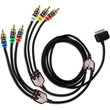Switchable HD Component and Composite AV Cable for iPad / iPhone/ iPod Component Breakout Cable