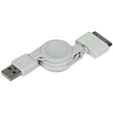 Retractable USB Sync Cable for iPhone/iPod