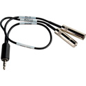 Sescom iPhone / iPod / iPad TRRS to 25dB 3.5mm Line Level and 3.5mm Monitor Jack