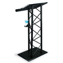 Basic Black PVC and Aluminum Truss Lectern