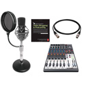 USB Podcasting Kit with Behringer XENYX 1204USB Mixer & CAD GXL-2200 Mic