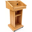 Executive Wood Oak Counselor Lectern