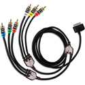Switchable HD Component and Composite AV Cable for iPad / iPhone/ iPod Component Breakout Cable