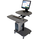 Luxor LAMC3037 Hydraulic Multi media cart