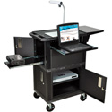 Wilson WTPSCE 41 In. High Black Tuffy Ultimate Video Presentation Cart
