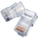 8P8C RJ45 Modular Plug for Round Solid Wire 50 Pack