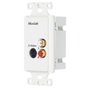 MuxLab 500038-WP-US S-Video Hi-Fi Wall Plate Balun