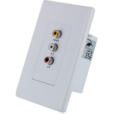 Atlona AT-AV-SR Audio/Video Wall Plate Extension Kit Over CAT5 (Sender/Receiver Included)