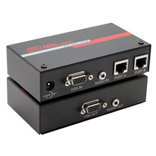 Hall Research UVA-2 and UVA-4 VGA with Audio Over CAT5 Transmitters