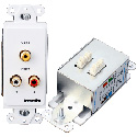 Intelix AVO-V1A2-WP110 Composite Video & Audio Wallplate Balun