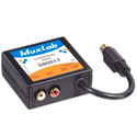 MuxLab 500017 S-Video with Audio Videoease CAT5 Balun