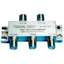 Channel Vision 4 Way Hybrid Splitter