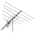 UHF/VHF/FM Outdoor Antenna With Mounting Kit and 5ft Mast