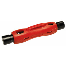 Platinum Tools 15020 Double Ended Coax Stripper for RG11/7 - RG6 - RG6Q & RG59