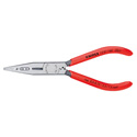 Knipex 13 01 160 Electrician Pliers - Head Polished - Plastic Coated Handles