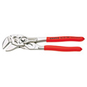 Knipex 86 03 180 - Pliers/Wrench in Single Tool - Nickel Plated - Plastic Coated Handles - Extra Narrow Gripping Jaws