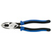 Klein High-Leverage Side-Cutting Pliers - Connector Crimping & Fish Tape Pulling