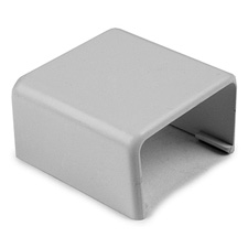 HellermannTyton TSR2W-36 1-1/4 Inch End Cap - White 10 Pack