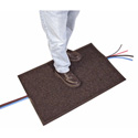 Charcoal Gray 24in x 36in Cable Crossover Mat & Cable Protector