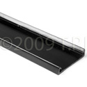 HellermannTyton TC3BK4 3 Inch W x 6 Foot Slotted Duct Cover Black
