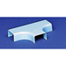 Cable Raceway Tee Cover w/1in Bend Radius for TSR1I-6A Ivory 10-Pack