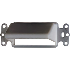 Arlington CEDH1 Horizontal Low-Voltage Cable Entrance Plate; White