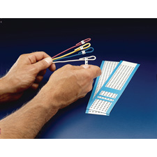 Hellerman Tyton Carded Adhesive cable Markers