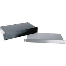 Rack Mountable Black Project Boxes with Anodized Panels