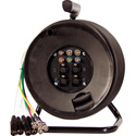 Jackreel Deluxe 6-BNC Video and 4-XLRF Audio made withTecNec multicore cable