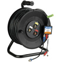 MKR-AVR-250 Connect-N-Go Series BNC Video & RCA Stereo Audio Over CAT5 Reel with Built-In MuxLab VideoEase Baluns & Belden 1583A Cable 250 Foot