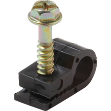 Steren Grip Clip Coaxial Cable Screw Mounting Clips