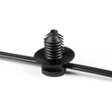 HellermannTyton 111-85871 Fir Tree Mount/Cable Tie; Black; 500 Pack
