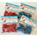 BongoTies Handy Elastic Tie-Wraps 10 Pack Blue