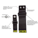 Rip-Tie O-70-G 2x70 Inch CinchStrap-EG