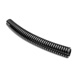 HellermannTyton 169-60018 Convoluted Tubing 3/8in Slit Polyamide 6  Black 100ft
