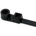 HellermannTyton T30MR0C2 Black Screw Mount Tie (6.3 Inch 100 Pack)