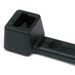 Hellerman Tyton Cable Tie 30 lb. PA66 100 Pack -Black