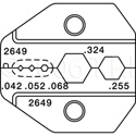 Paladin 2649 HDTV Die for CrimpALL 8000 & 1300 Series Crimpers