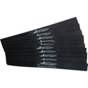 Cord-Lox 1in x 10 Inch Velcro Closed Loop Cable Tie Wrap 10 Pack Black